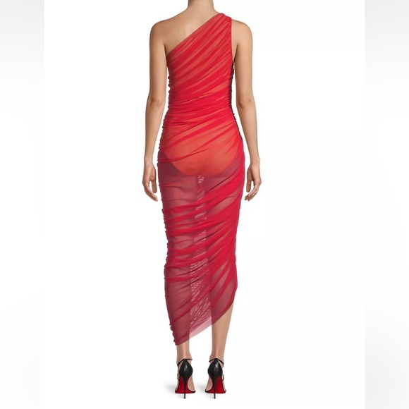Diana gown red mesh size XS norma Kamali - Picture 5 of 7